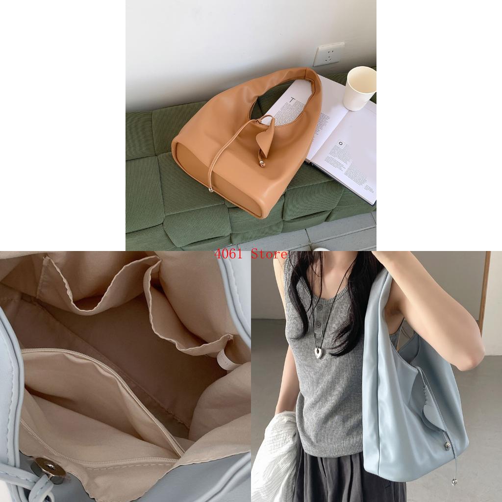 Leather Work Duffle Bag - Pratica borsetta PU BASSO CHURA CHURA