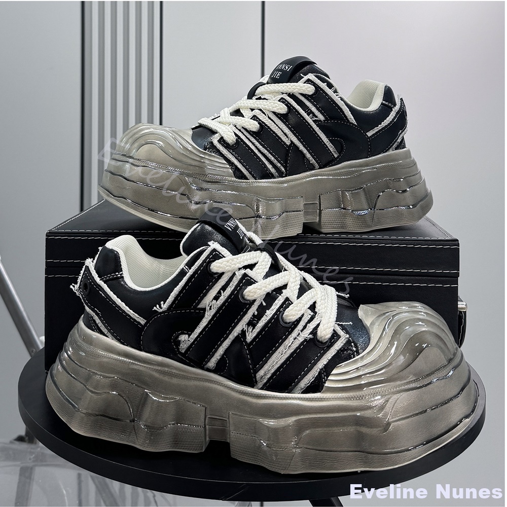 Unique Leather Work - Scarpe da ginnastica robuste con suola