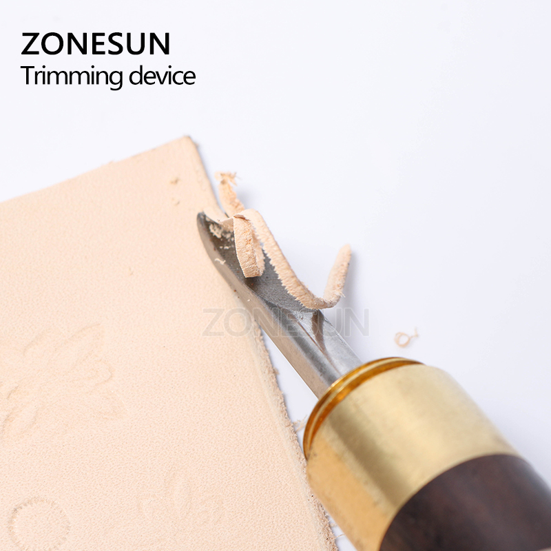 Leather Edge Beveler - ZONESUN Set di Utensili per Lavorazione