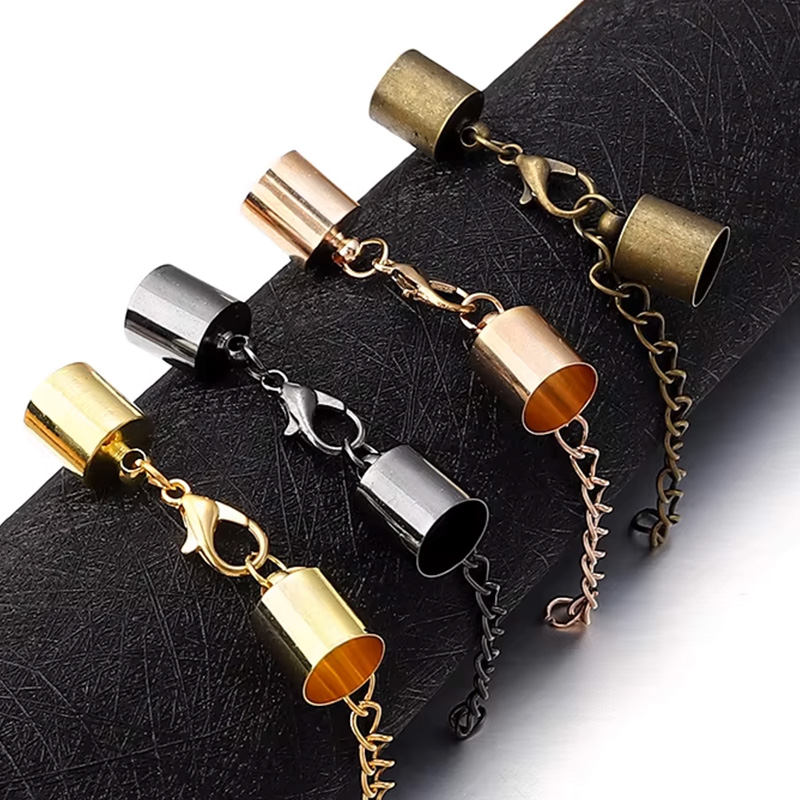 Leatherwork Beginner - 10 set di tappi terminali in