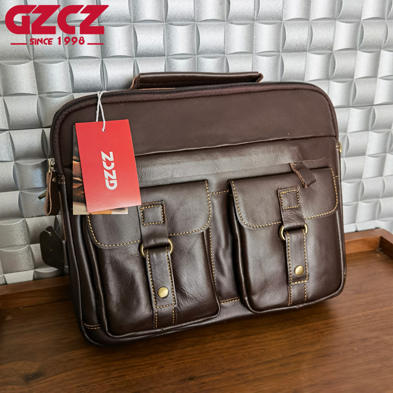 Leatherwork Bag - Borsa da Uomo GZCZ, Borsa per