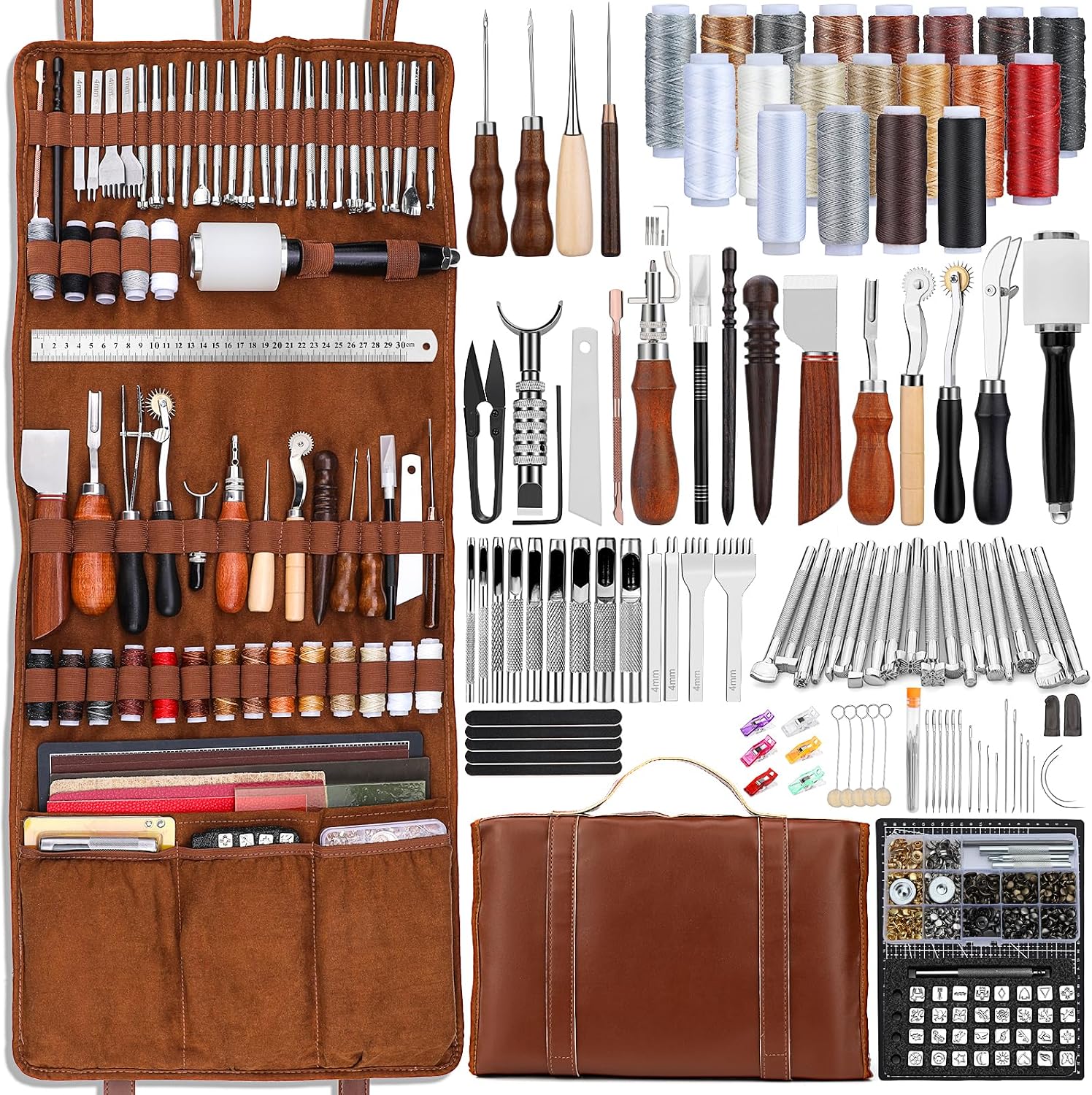 Leather Work Handbag - Kit Professionale per Lavorazione Pelle con