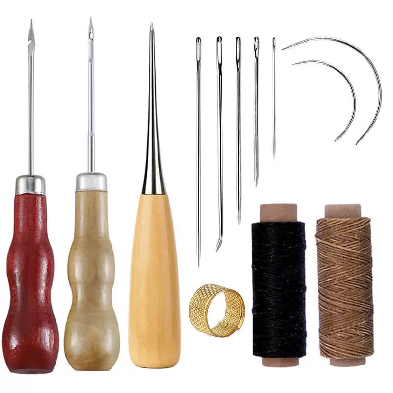 Leatherwork Thread - 13 pezzi set da cucito in