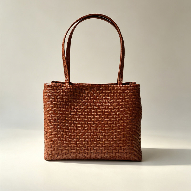 Leatherwork Designs - Borsa Tote Mendy in Vera Pelle