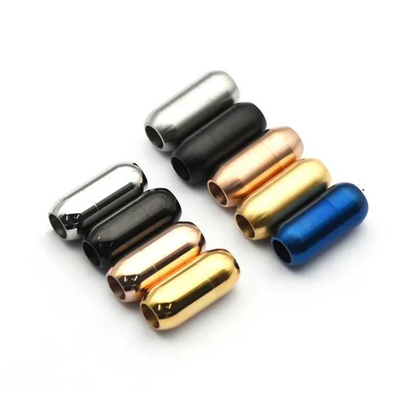 Leatherwork Beginner - 5 Pz/lotto Chiusure Magnetiche In Acciaio