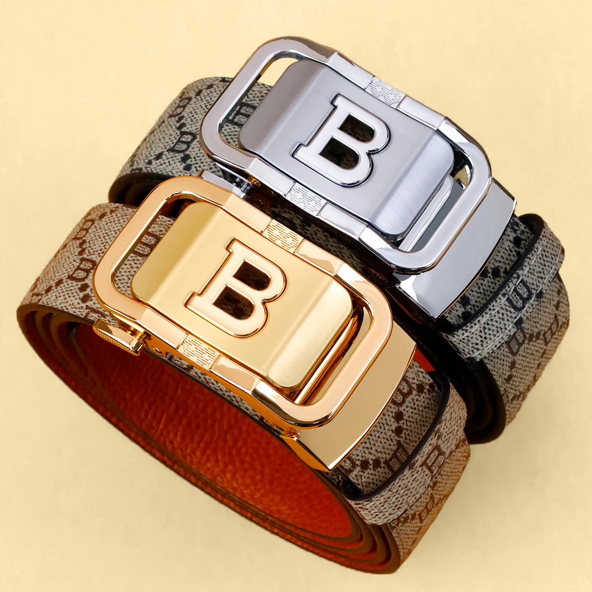 Cintura in Pelle da Uomo con F - Leather Works Belt recensione e prezzo