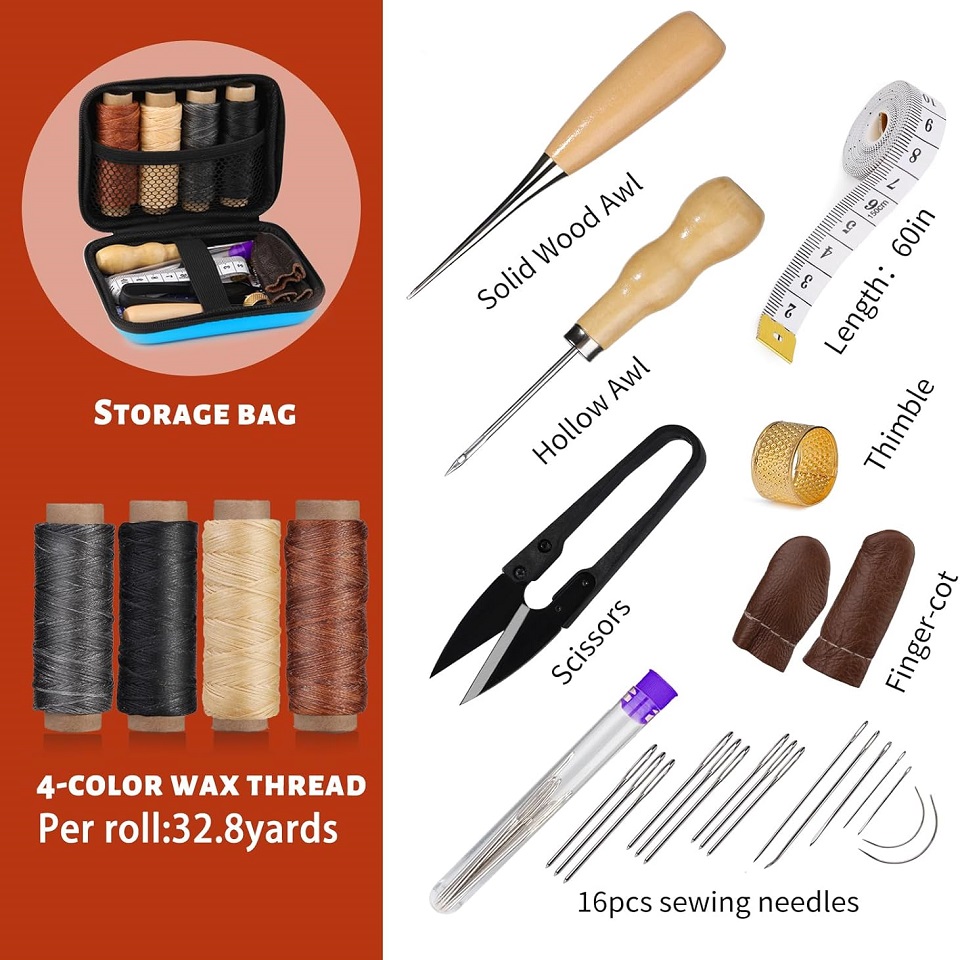 BUDDUR Kit di strumenti per cu - Leatherwork Thread recensione e prezzo