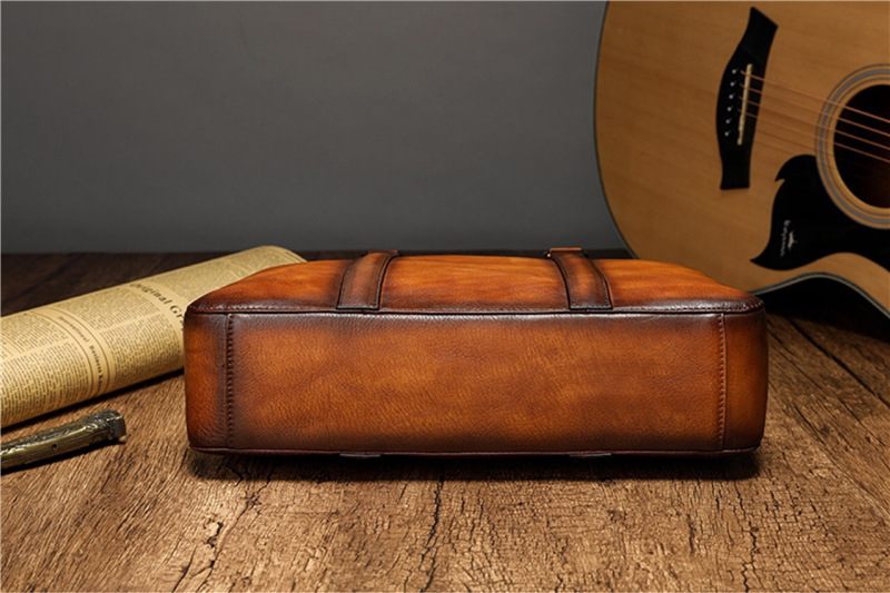 Borsa da lavoro in pelle di al - Vintage Leatherwork recensione e prezzo