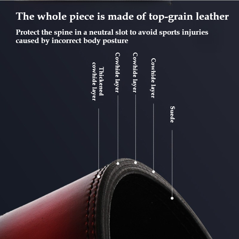 Cintura per Sollevamento Pesi  - Leather Workout Belt recensione e prezzo