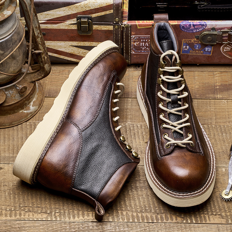 Stivali da lavoro da uomo con  - Vintage Leatherwork recensione e prezzo