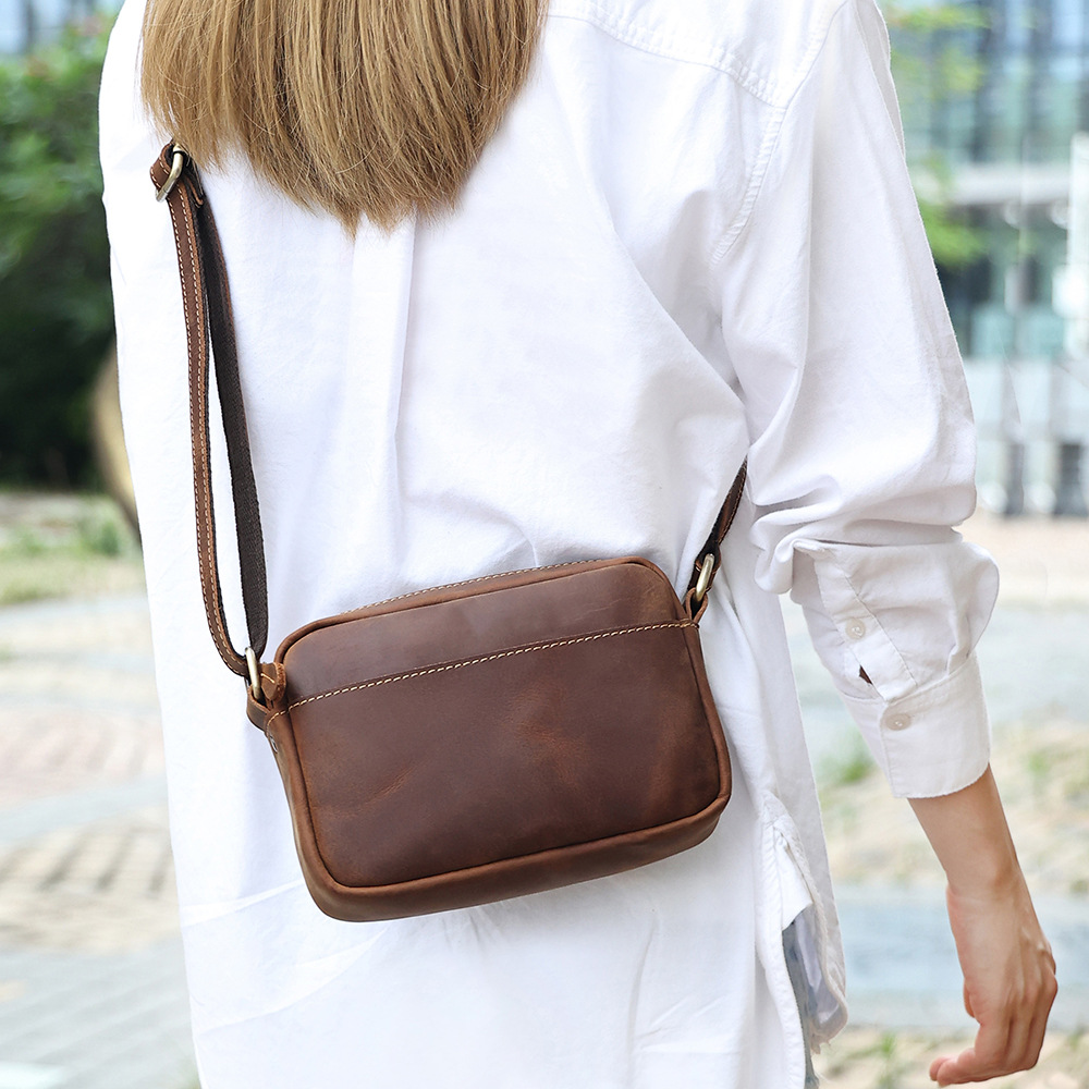 Borsa a Tracolla in Vera Pelle - Vintage Leatherwork recensione e prezzo