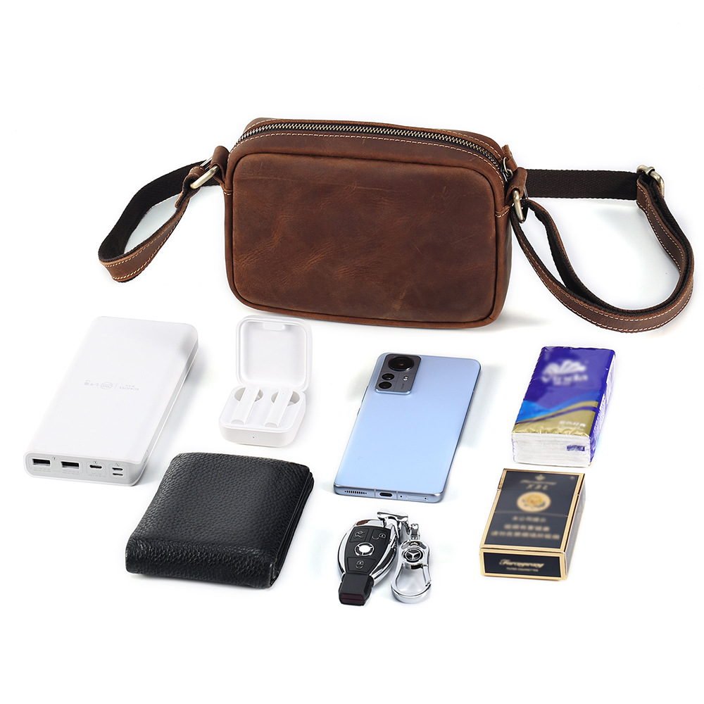 Borsa a Tracolla in Vera Pelle - Vintage Leatherwork recensione e prezzo