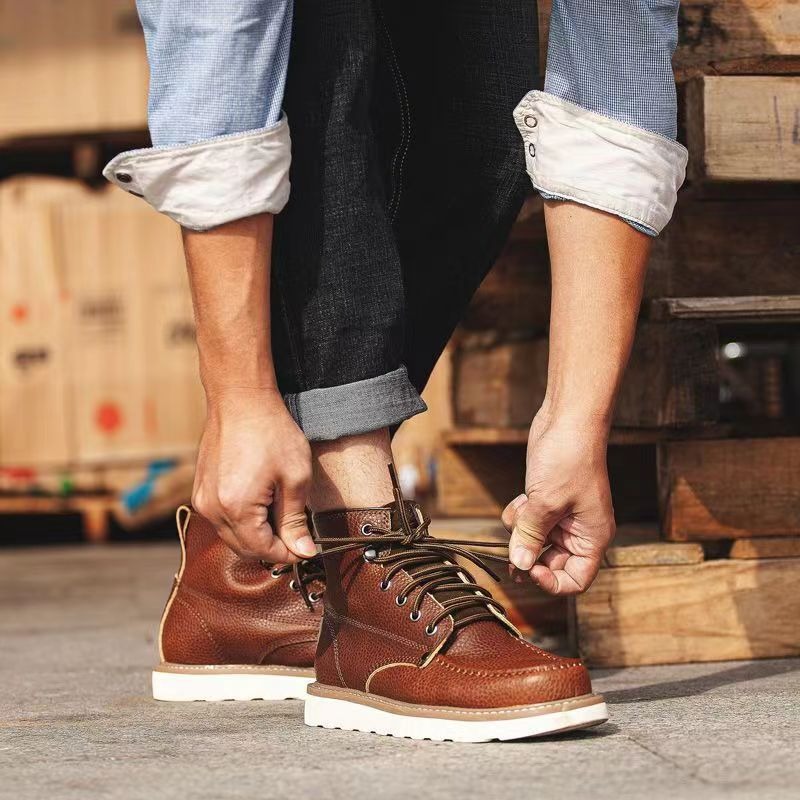 Stivali da Lavoro Uomo 875 in  - Vintage Leatherwork recensione e prezzo