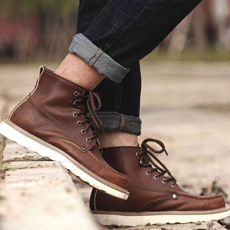 Stivali da Lavoro Uomo 875 in  - Vintage Leatherwork recensione e prezzo
