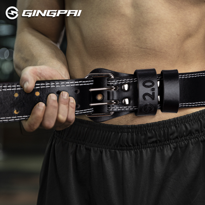 Cintura per sollevamento pesi  - Leather Workout Belt recensione e prezzo