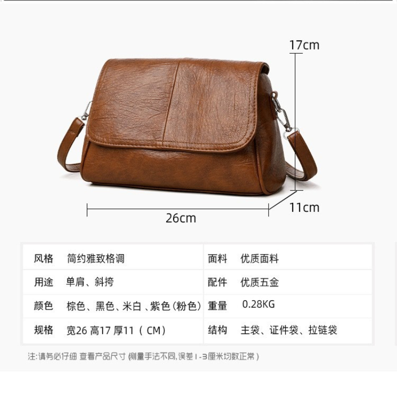 Borsa a Tracolla in Morbida Ec - Vintage Leatherwork recensione e prezzo