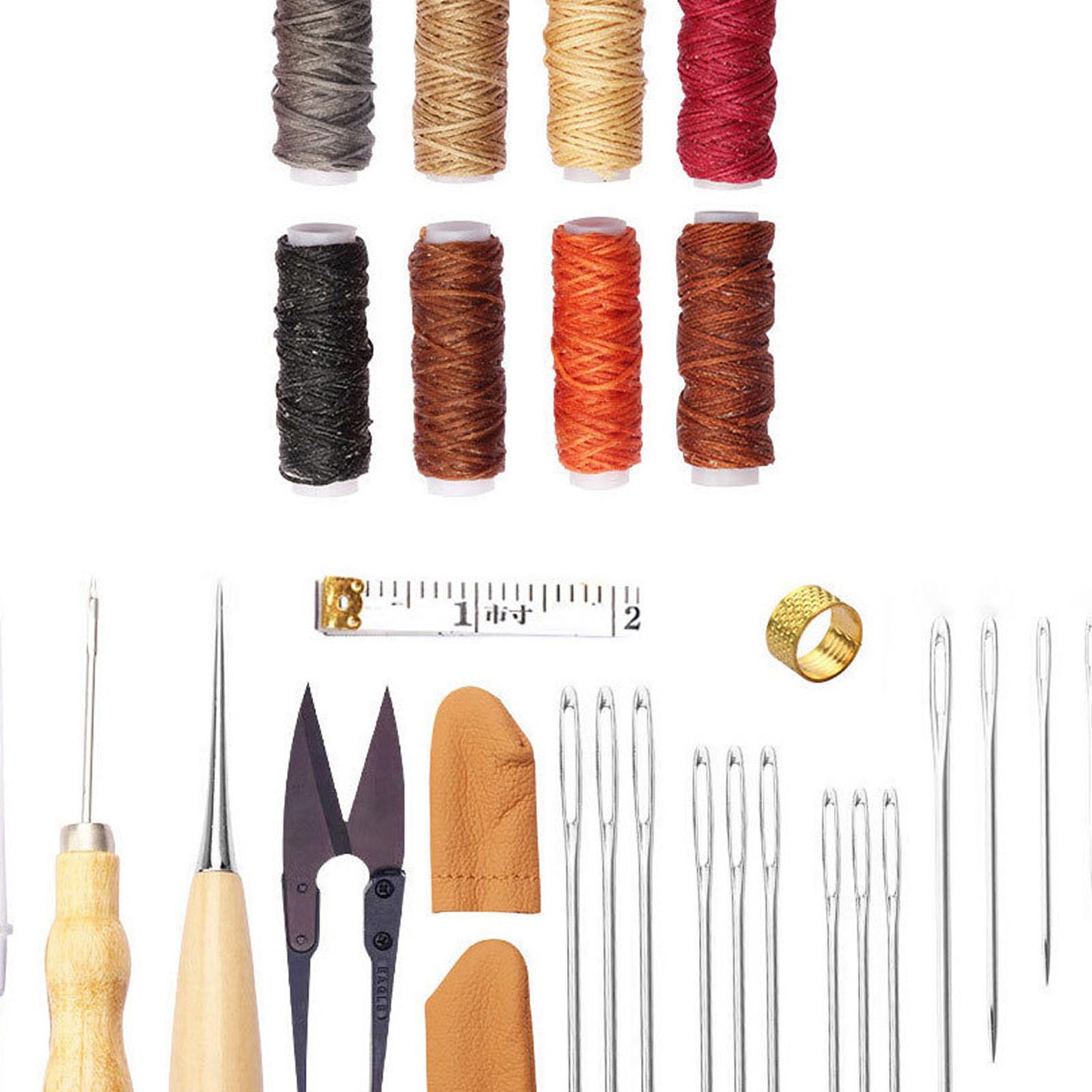 Kit di 32 Utensili per Lavoraz - Beginner Leatherwork Kit recensione e prezzo
