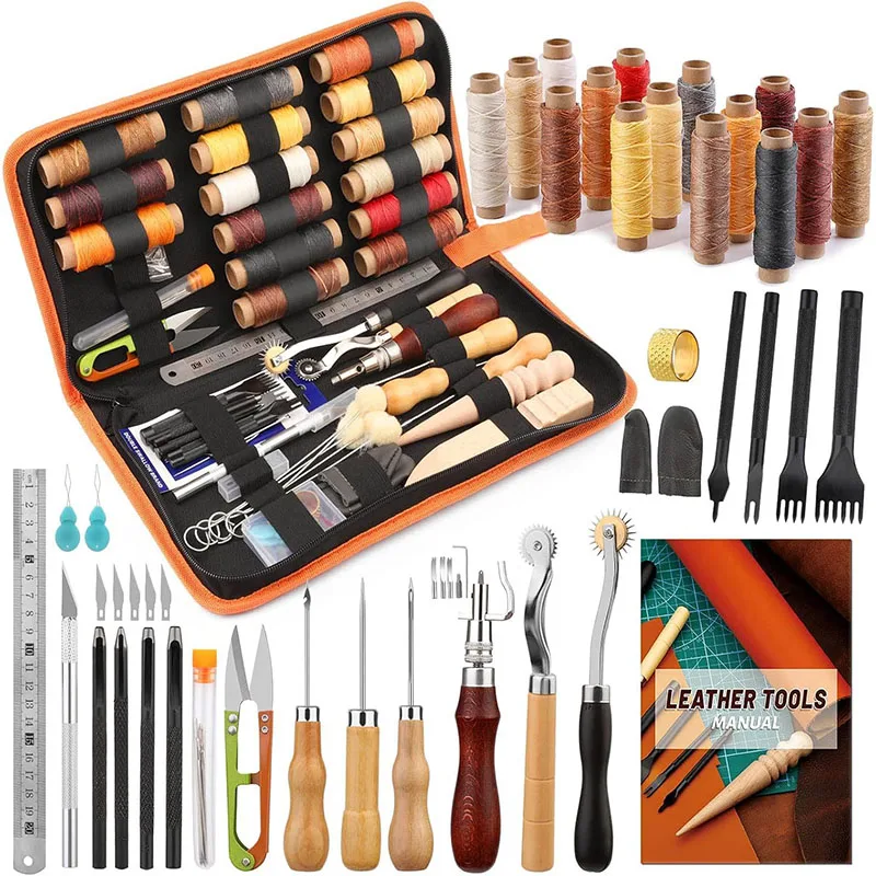 Kit Pratico di Strumenti per L - Beginner Leatherwork Kit recensione e prezzo