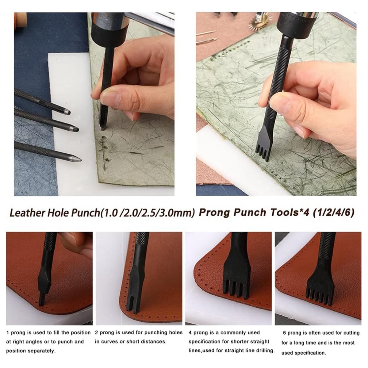 Kit di 66 Utensili per Lavoraz - Beginner Leatherwork Kit recensione e prezzo
