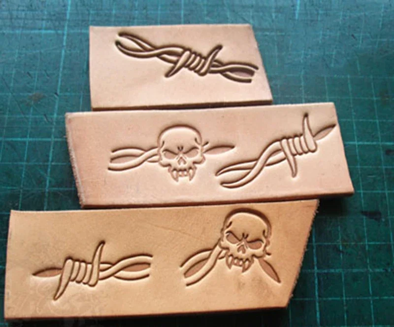 5 pezzi di spine e motivo tesc - Unique Leather Work recensione e prezzo