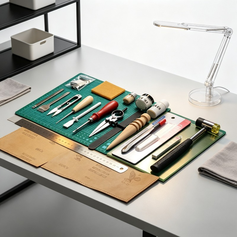 Set per Lavorazione del Cuoio  - Beginner Leatherwork Kit recensione e prezzo