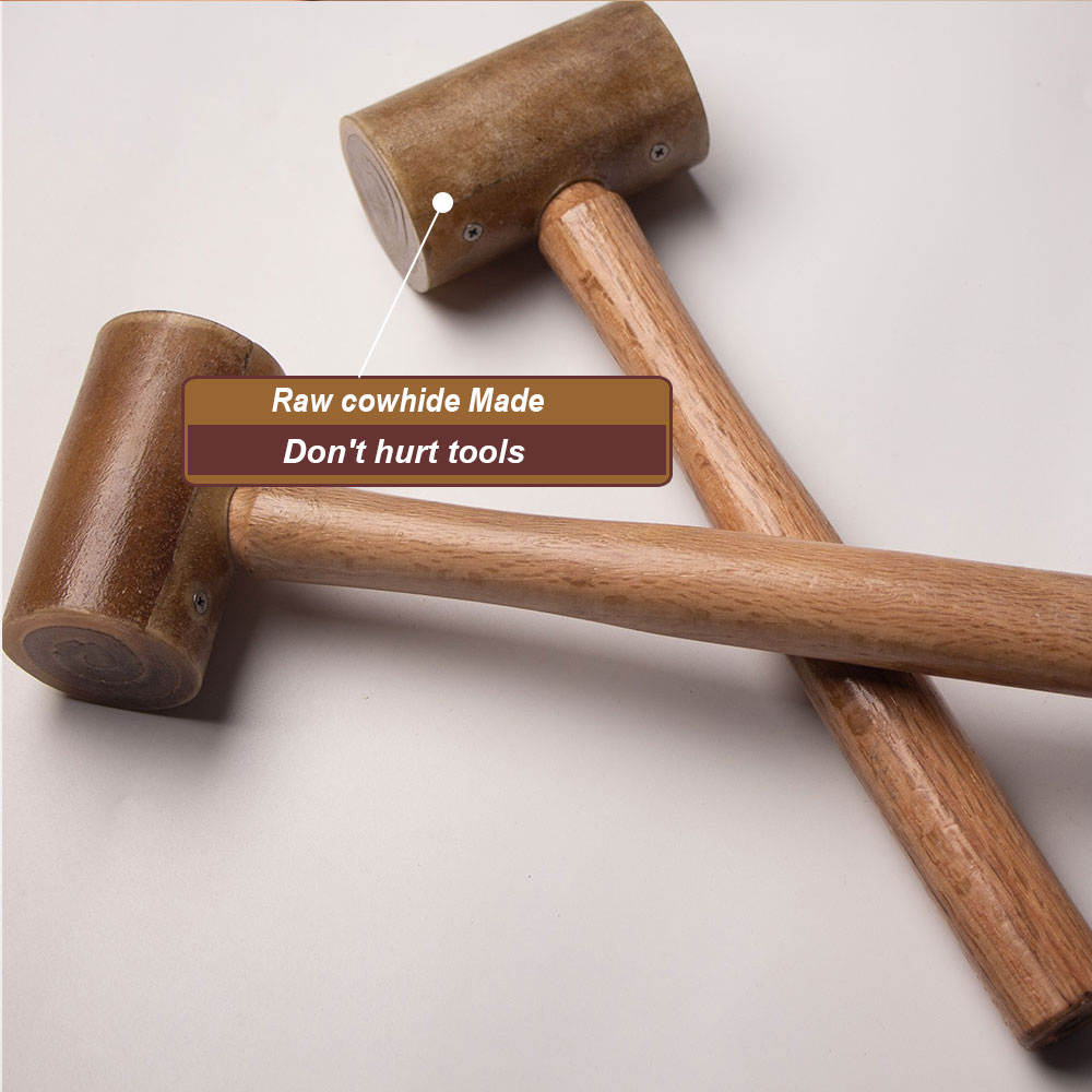 Martello in cuoio grezzo per i - Mallet Rawhide Craft recensione e prezzo