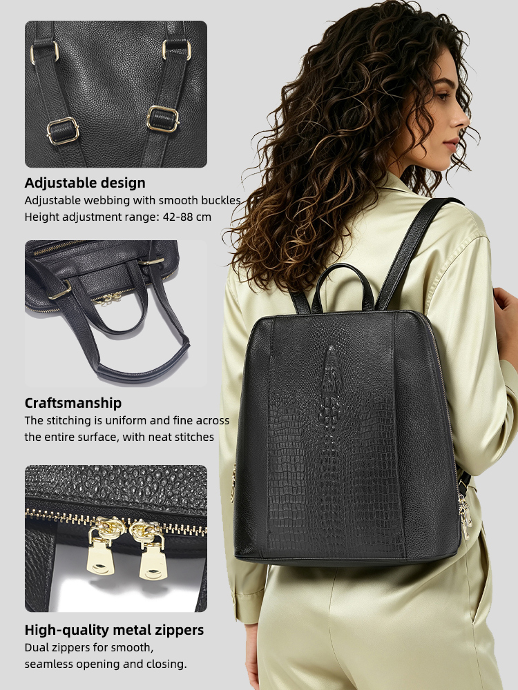 Zency Zaino da donna in pelle  - Leatherwork Bag recensione e prezzo